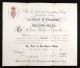 Master & Mates Certificate