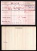 WW1 Medal roll index card