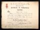 Mates Certificate for Alfred John Jarvis