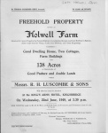 Holwell Farm Sale