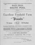 Pounds Farm Sale 1946