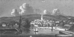 View of Kingsbridge from the estuary, early 1800s